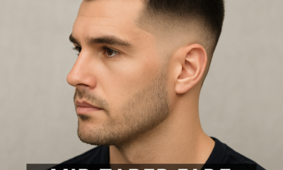 Mid taper fade for square faces