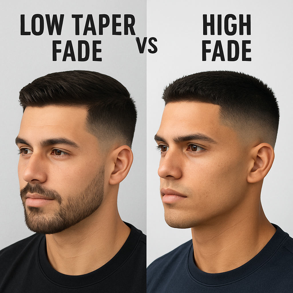 Low Taper Fade Vs High Fade Key Differences Style Tips Low Taper Fade Vs High Fade Key Differences Style Tips