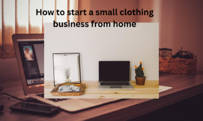 how to start a small clothing business from home