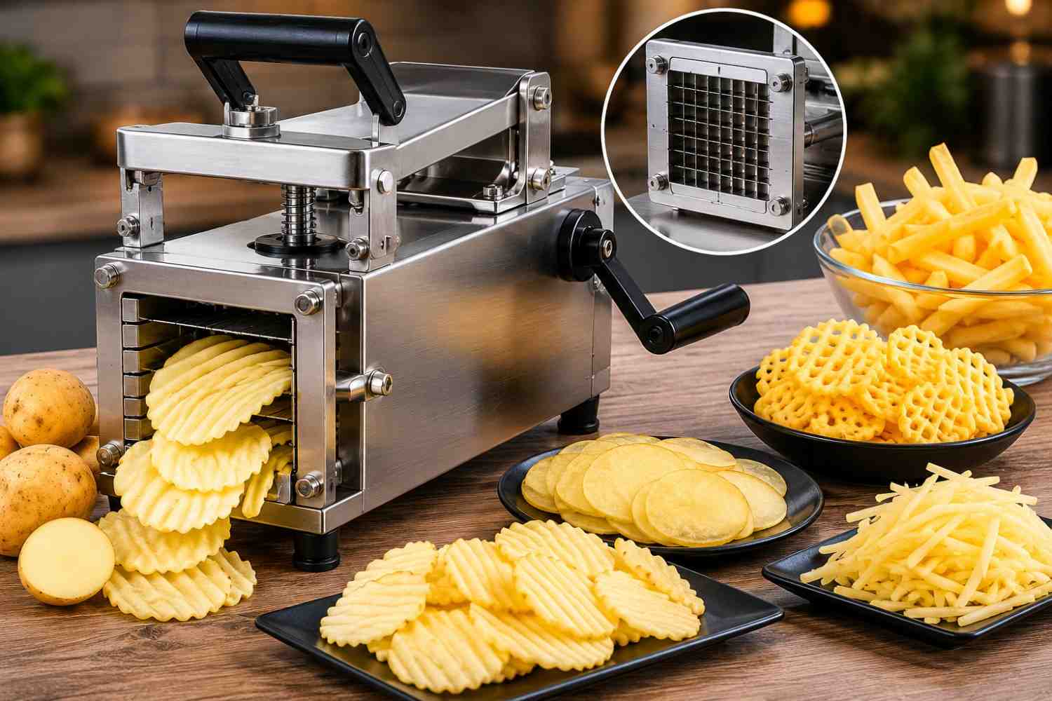 Potato Slicer Machine
