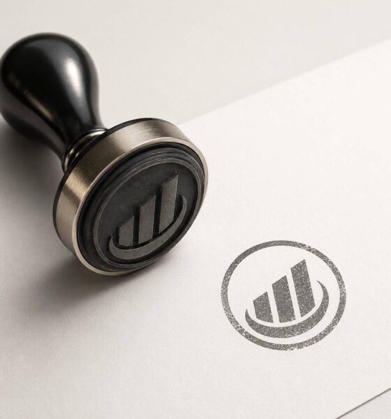 Business Logo Rubber Stamp