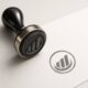 Business Logo Rubber Stamp