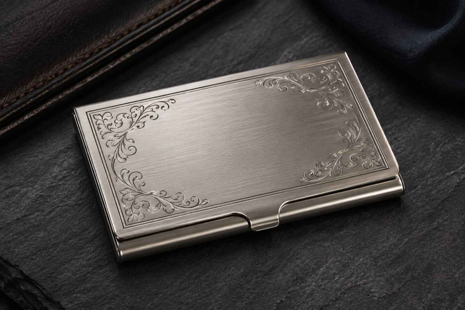 Engraved Business Card Holder