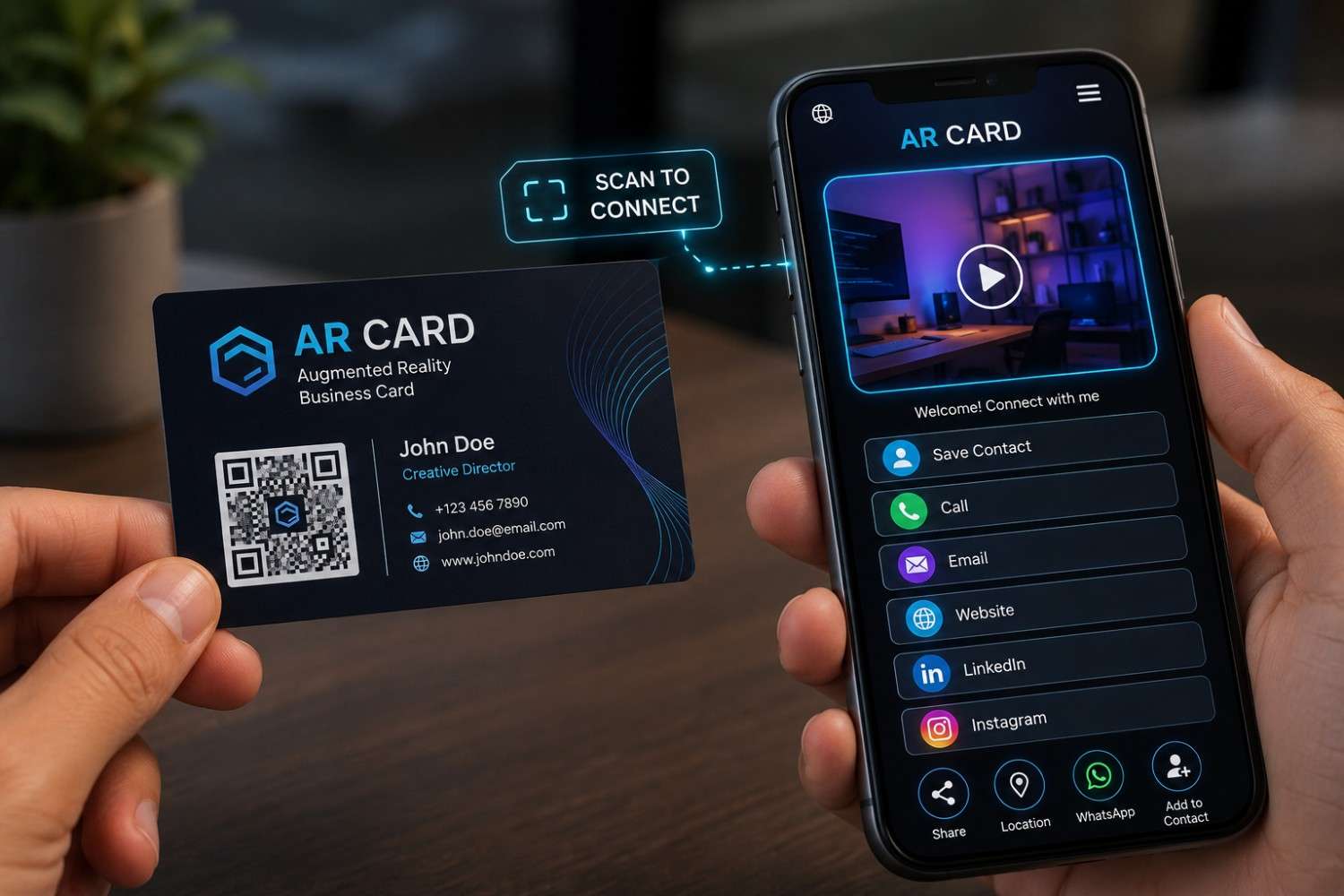 AR Business Card
