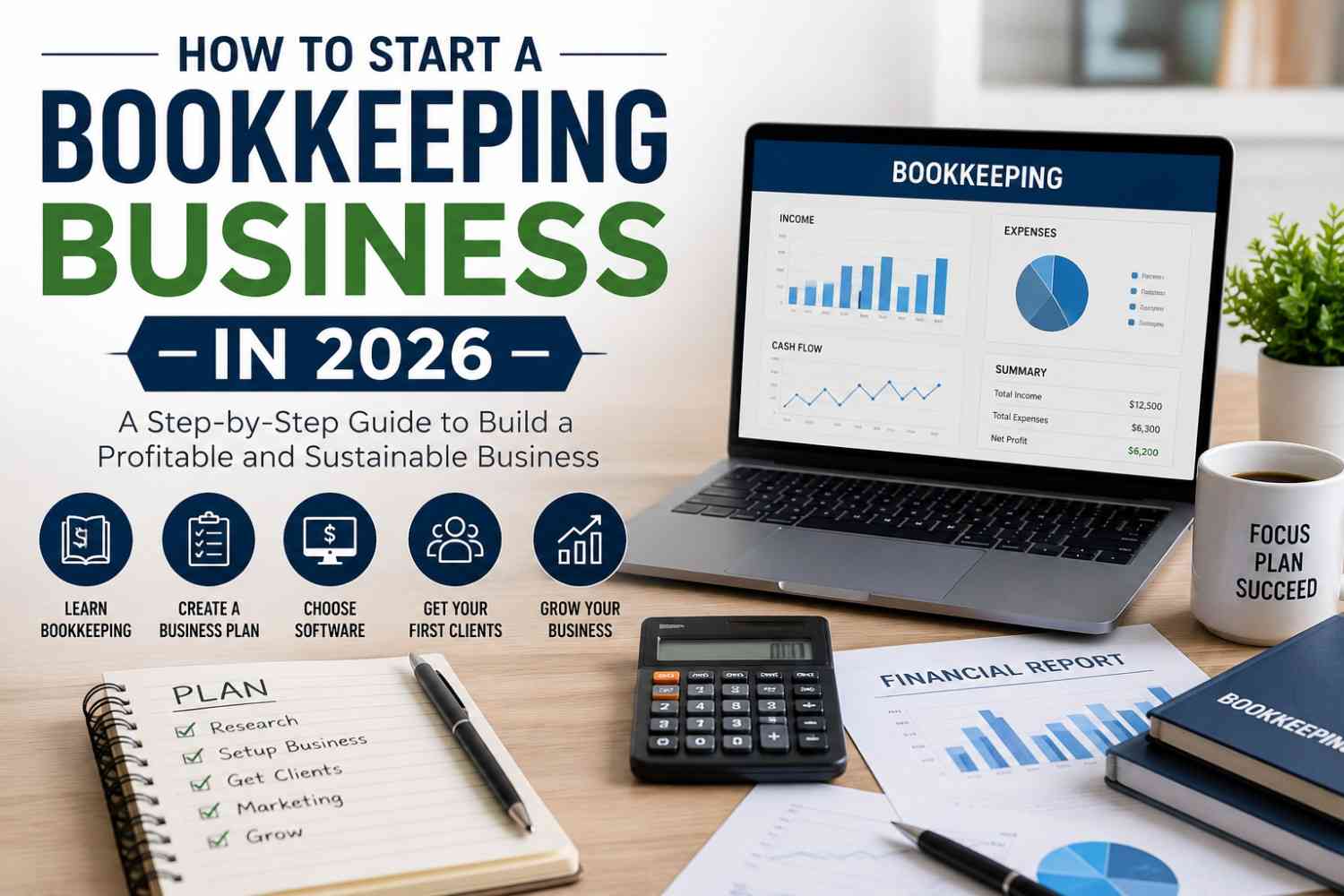 How to Start a Bookkeeping Business in 2026
