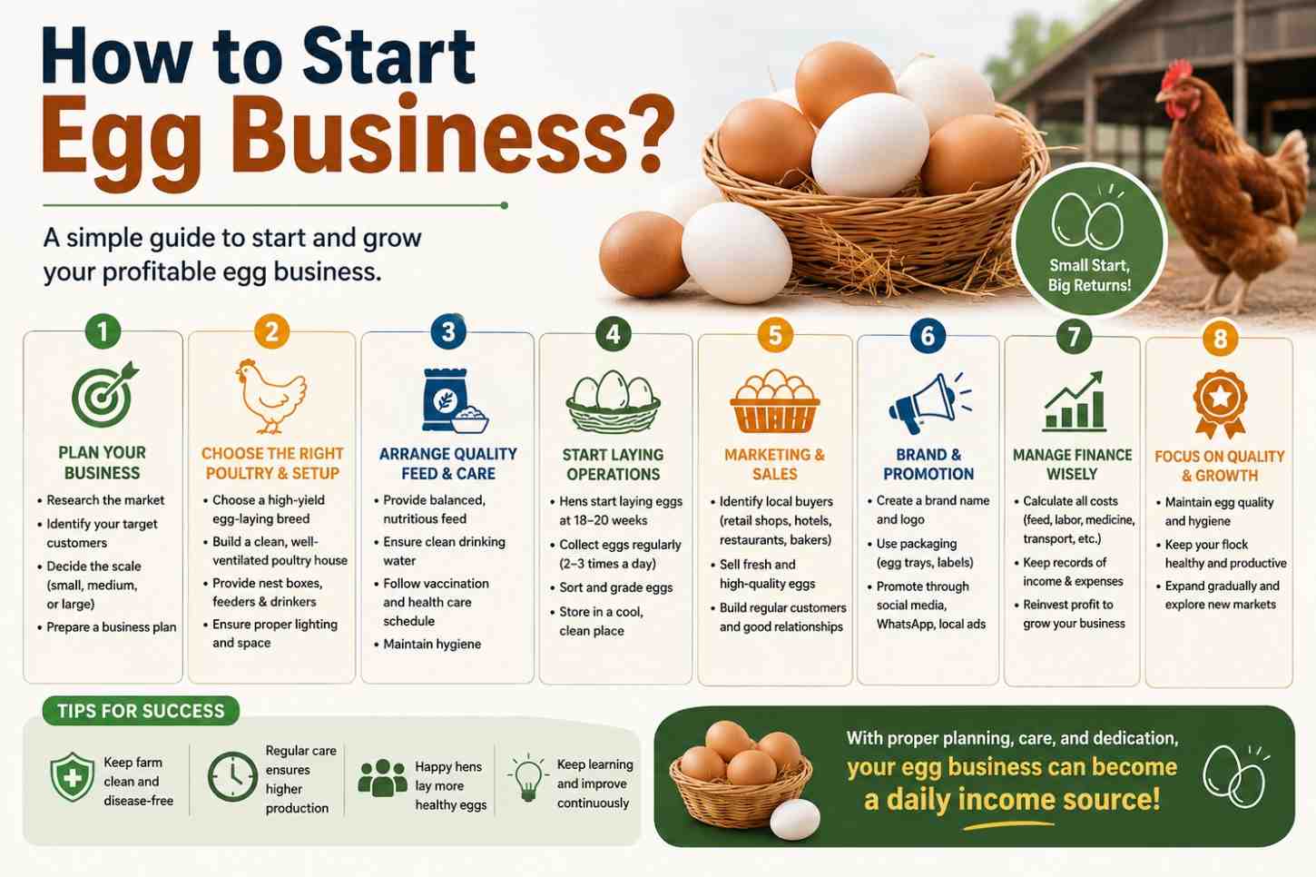 How to Start Egg Business
